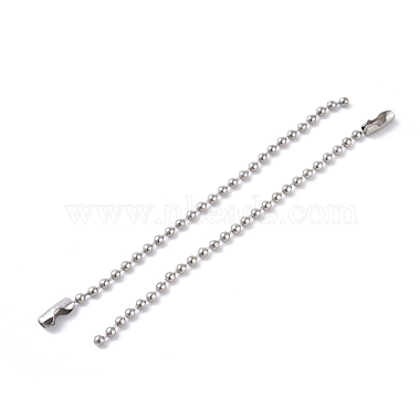 Iron Ball Chains with Connectors(IFIN-WH0051-84P)-2