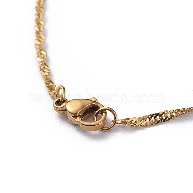 304 Stainless Steel Singapore Chain Necklaces(NJEW-JN02662-01)-3