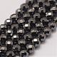 Grade AA Magnetic Synthetic Hematite Bead Strands(G-P258-10-6mm)-1