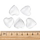 Transparent Glass Heart Cabochons(X-GGLA-R021-20mm)-5