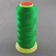 Nylon Sewing Thread, Green, 0.8mm, about 300m/roll(NWIR-Q005-17)