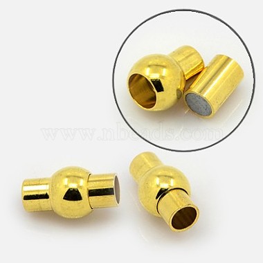Brass Magnetic Clasps with Glue-in Ends(KK-G230-3mm-M)-2