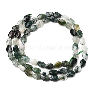 naturelles agate perles brins(G-B159-A09)-3