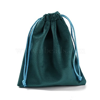 Velvet Jewelry Drawstring Storage Pouches(ABAG-P013-02D-08)-2