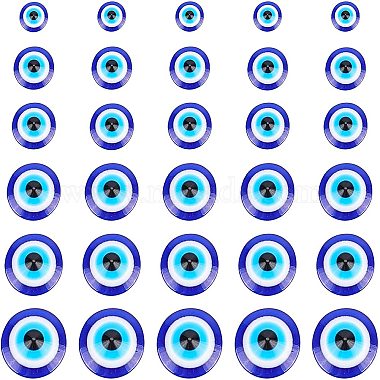 Blue Evil Eye Resin Cabochons