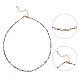 4pcs 4 couleurs ensembles de colliers de perles de verre(NJEW-SZ0001-39)-4