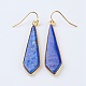 Natural Lapis Lazuli Dangle Earrings(X-EJEW-P145-03B)-1