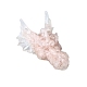 Dragon Resin with Natural Rose Quartz Chips Inside Display Decorations(PW-WG37610-04)-1