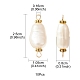 Acrylic Imitation Pearl Connector Charms(PALLOY-YW0001-51)-3