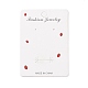 Rectangle Strawberry Earring Display Cards(CDIS-P007-K01)-1