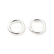 Brass Jump Rings, Open Jump Rings, Long-Lasting Plated, Cadmium Free & Lead Free, Round Ring, Silver, 3x0.5mm, 24 Gauge, Inner Diameter: 2mm(KK-WH0060-01A-S)