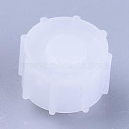 Plastic Stopper, Dispensing Industrial Syringe Barrel Tip Caps, Clear, 12.5x10mm(TOOL-WH0103-06A)