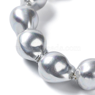 Electroplated Shell Pearl Beads Strands(BSHE-G035-01B-01)-3