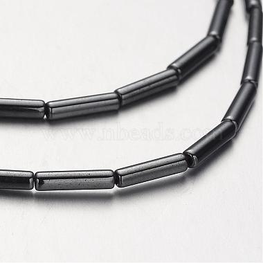 8mm Tube Non-magnetic Hematite Beads