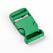 Nylon Side Release Buckles, Survival Bracelet Clasps, Lime Green, 57x30x9.5mm, Hole: 5x25mm(FIND-SZC0002-01A)