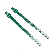 Reusable Plastic Plant Cable Ties, Adjustable Plant Twist Ties, Garden Tool, Green, 350x31x5mm(TOOL-WH0021-55B)