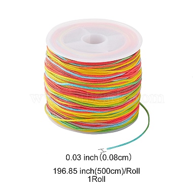 50M Segment Dyed Nylon Chinese Knotting Cord(NWIR-YW0001-05A)-3