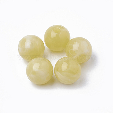 Imitation Gemstone Acrylic Beads(JACR-S047-006E-8mm)-2