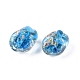 Handmade Foil Glass Beads(FOIL-N035-02C)-2