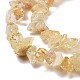 Natural Citrine Chips Beads(X-F091)-4