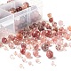 340Pcs 4 Style Natural Strawberry Quartz Round Beads(G-LS0001-54)-2