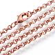Iron Rolo Chains Necklace Making(MAK-R015-75cm-R)-1
