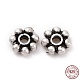 925 Sterling Silver Bead Caps(STER-D036-20AS-01)-1