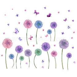 PVC Wall Stickers, Wall Decoration, Dandelion Pattern, 290x900mm, 2pcs/set(DIY-WH0228-485)