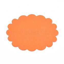Blank Sales Price Label Tags, Display Tags Sale Signs, for Retail Store Party Favors, Orange, 5x7x0.05cm(DIY-WH0152-97A)