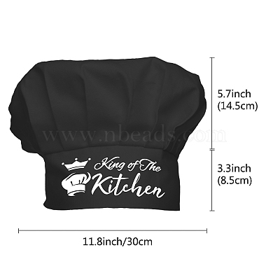 Custom Cotton Chef Hat(AJEW-WH0242-004)-2