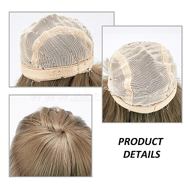 PP plastique longue ondulée coiffure bouclée poupée perruque cheveux(DIY-WH0304-260)-3