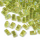 2-Hole Transparent Glass Seed Beads(SEED-T004-04B-05)-1