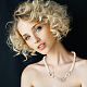 2Pcs 2 Colors ABS Plastic Pearl Beaded Necklaces Set for Women(NJEW-AN0001-21)-5