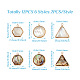 craftdady 12pcs 6 styles ensembles de pendentifs en coquillage naturel(SHEL-CD0001-03)-4