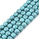 perles synthétiques turquoise brins(TURQ-T004-03)-4