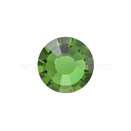 Preciosa&reg Crystal Hotfix Flatback Stones, Czech Crystal, Round(438 11 612 Chaton Rose VIVA 12 &reg), 50630 Shamrock, SS6(1.9~2.1mm)(Y-PRC-HSS6-50630)