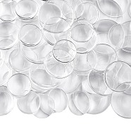 150Pcs 3 Styles Transparent Glass Cabochons, Clear Dome Cabochon for Cameo Photo Pendant Jewelry Making, Clear, 19.5~30x5.5~7mm, 50pcs/style(GGLA-SZ0001-43)