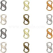 WADORN 12Pcs 6 Color Alloy DIY Bags Adjustable Clasps Accessories, Bags Buckle, Mixed Color, 27.5x13.5x6.5mm, 2pcs/color(FIND-WR0003-24)