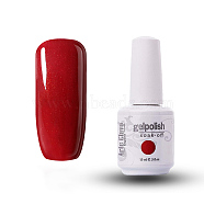15ml Special Nail Gel, for Nail Art Stamping Print, Varnish Manicure Starter Kit, Dark Red, Bottle: 34x80mm(MRMJ-P006-D081)