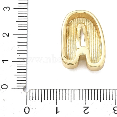 Brass Initial Beads(KK-B167-27G-01A)-3