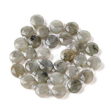 Natural Labradorite Bead Strands(G-C116-A10-01)-3