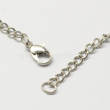 Création de collier de chaîne torsadée vintage en fer pour la conception de montres de poche(CH-R062-P)-2