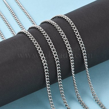 304 Stainless Steel Curb Chains(CHS-R008-01)-5