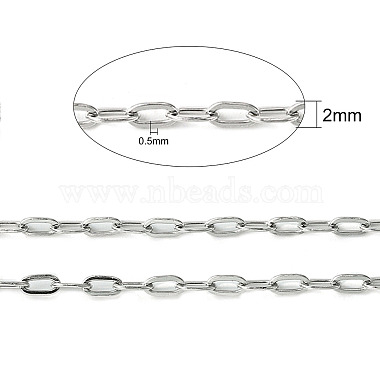 304 Stainless Steel Cable Chains(CHS-K001-30-2mm)-2
