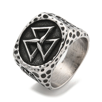 304 Stainless Steel Ring, Triangle, Inner Diameter: 19mm