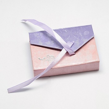 Cardboard Box, Rectangle, Pendant Box, Lilac, 8.5x6.2x2.3cm