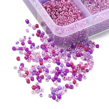 8500Pcs 10 Style Glass Seed Beads(SEED-YW0001-80E)-3