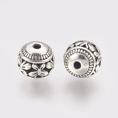11mm Round Alloy Beads