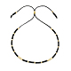 bracelet coulissant en perles de verre(JA6389-2)-1
