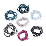 Natural Mixed Gemstone Bead Stretch Bracelets, Tumbled Stone, Nuggets, Inner Diameter: 2~2-1/4 inch(5.2~5.6cm)(BJEW-K213-M03)